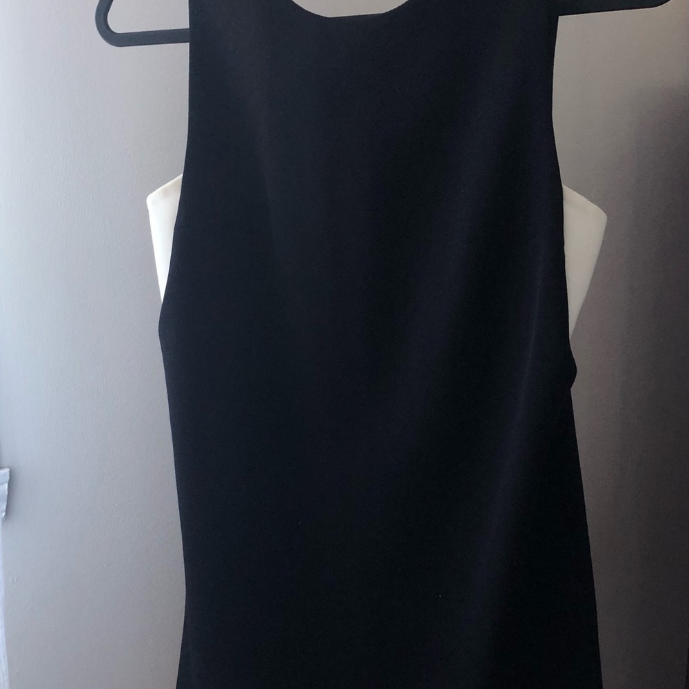▪️Zara▪️Black and Offwhite A-line Sleeveless Jumper Dress